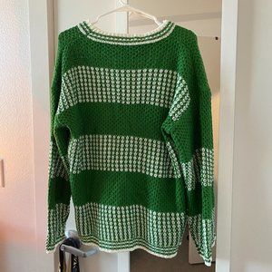 Comfortable Green Over-Sized Sweater